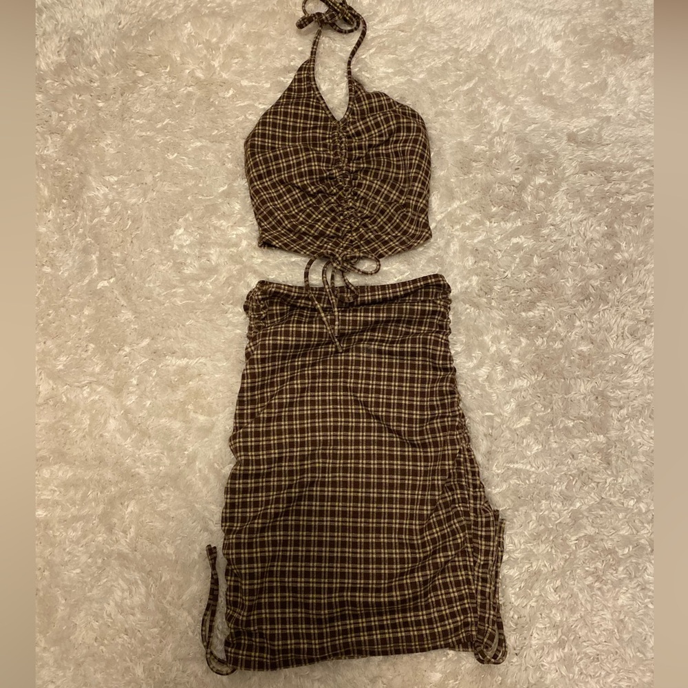Princess Polly Checkered Set - Picture 1 of 3